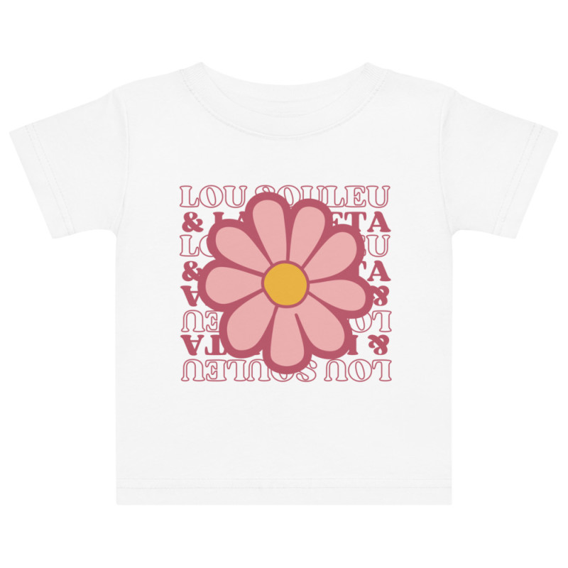 T-shirt bébé Marguerite “Lou Souleu & La Baieta” T-shirt bébé Marguerite “Lou Souleu & La Baieta”