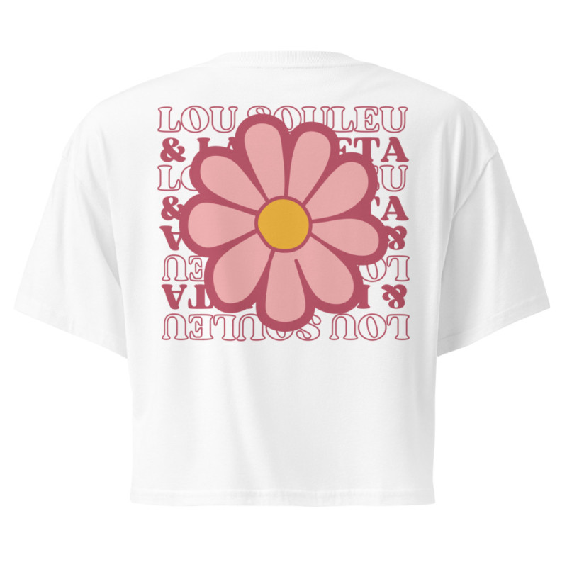Crop top - Marguerite “Lou Souleu & La Baieta” Crop top - Marguerite “Lou Souleu & La Baieta”