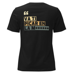 T-shirt femme Souleu & Baieta – édition " Va ti picar en la ***** "