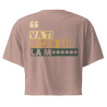 Crop top Souleu & Baieta – édition "Va ti picar en la merda"