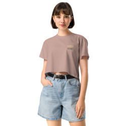 Crop top Souleu & Baieta – édition "Va ti picar en la merda"
