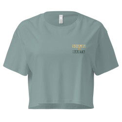 Crop top Souleu & Baieta – édition "Va ti picar en la merda"
