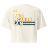 Crop top Souleu & Baieta – édition "Va ti picar en la merda"