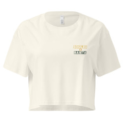 Crop top Souleu & Baieta – édition "Va ti picar en la merda"