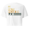 Crop top Souleu & Baieta – édition "Va ti picar en la merda"