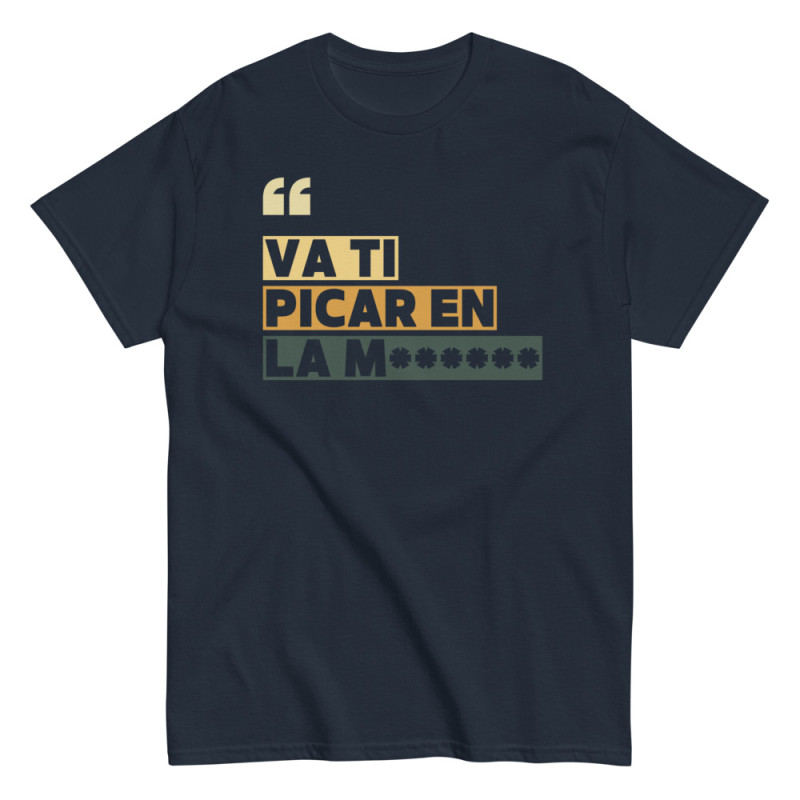 T-shirt "Va ti picar en la ***** " – L’élégance niçoise, version frontale