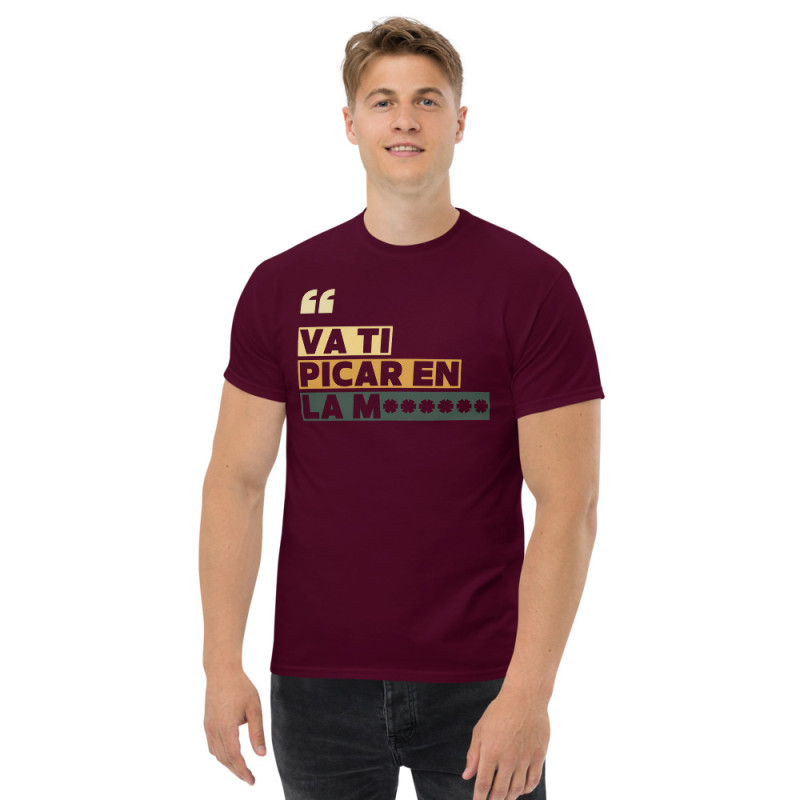 T-shirt "Va ti picar en la ***** " – L’élégance niçoise, version frontale