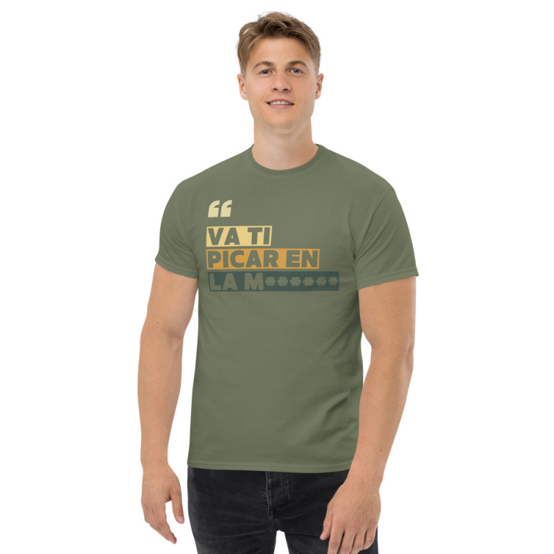 T-shirt "Va ti picar en la ***** " – L’élégance niçoise, version frontale