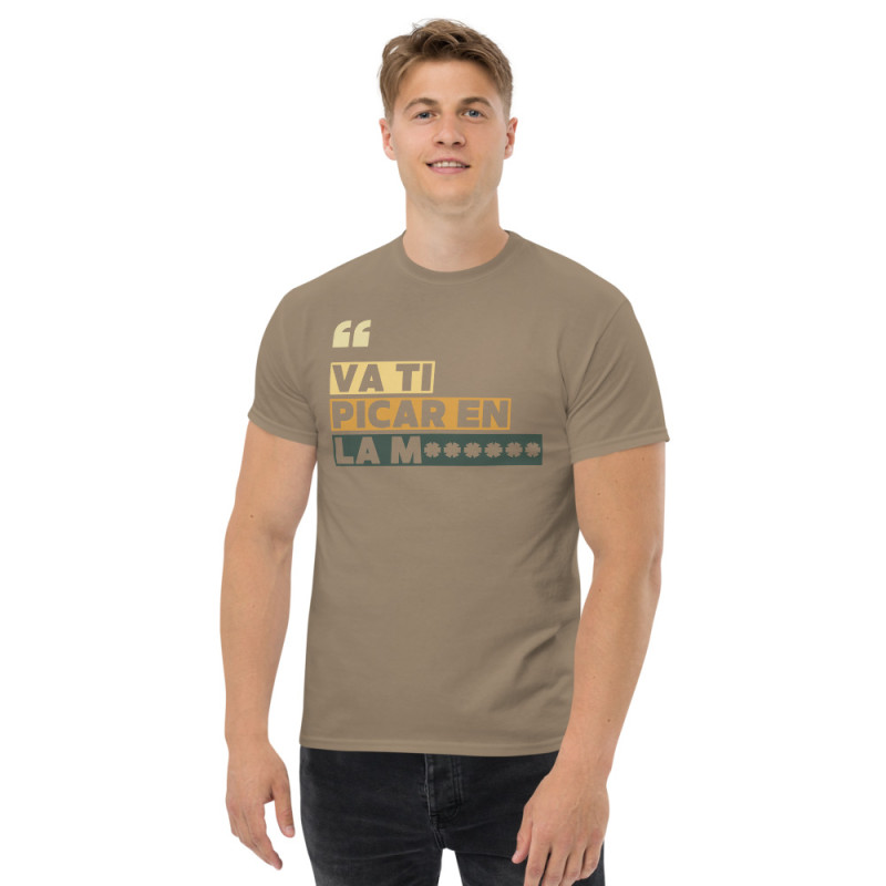 T-shirt "Va ti picar en la ***** " – L’élégance niçoise, version frontale