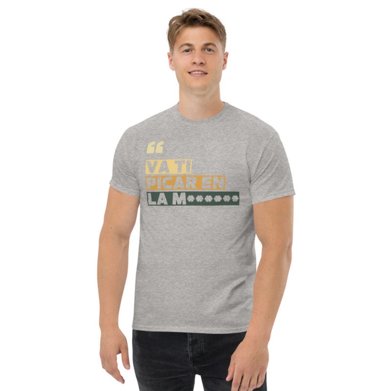 T-shirt "Va ti picar en la ***** " – L’élégance niçoise, version frontale