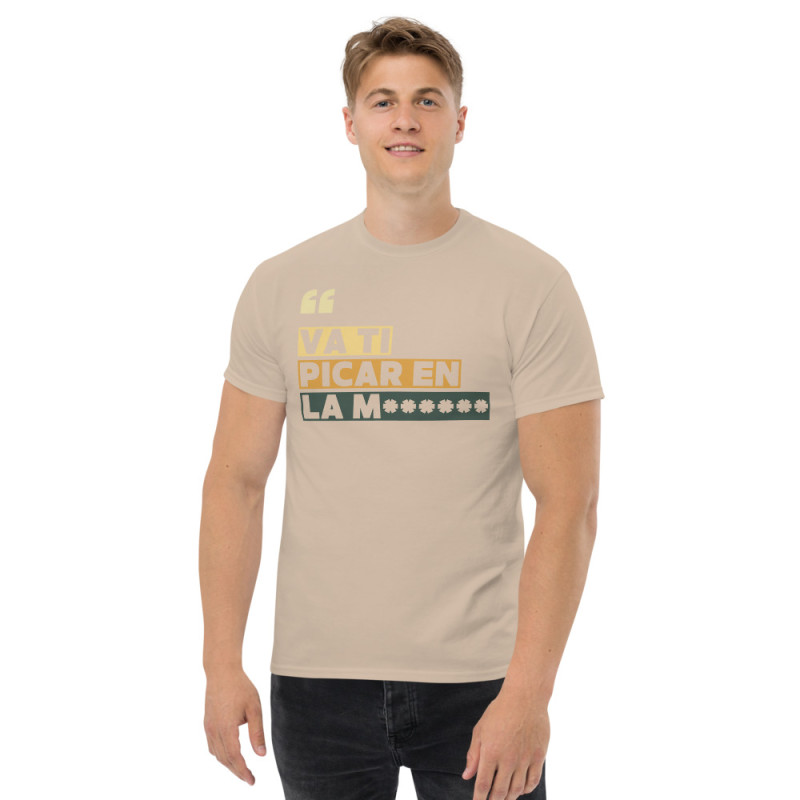 T-shirt "Va ti picar en la ***** " – L’élégance niçoise, version frontale