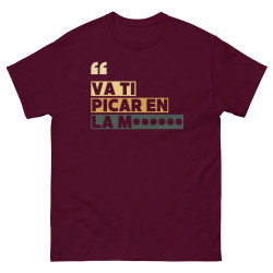 T-shirt "Va ti picar en la ***** " – L’élégance niçoise, version frontale