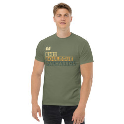 T-shirt Eh boulegue palhassou par "Souleu & Baieta" – Structuré, stylé... et un brin insolent