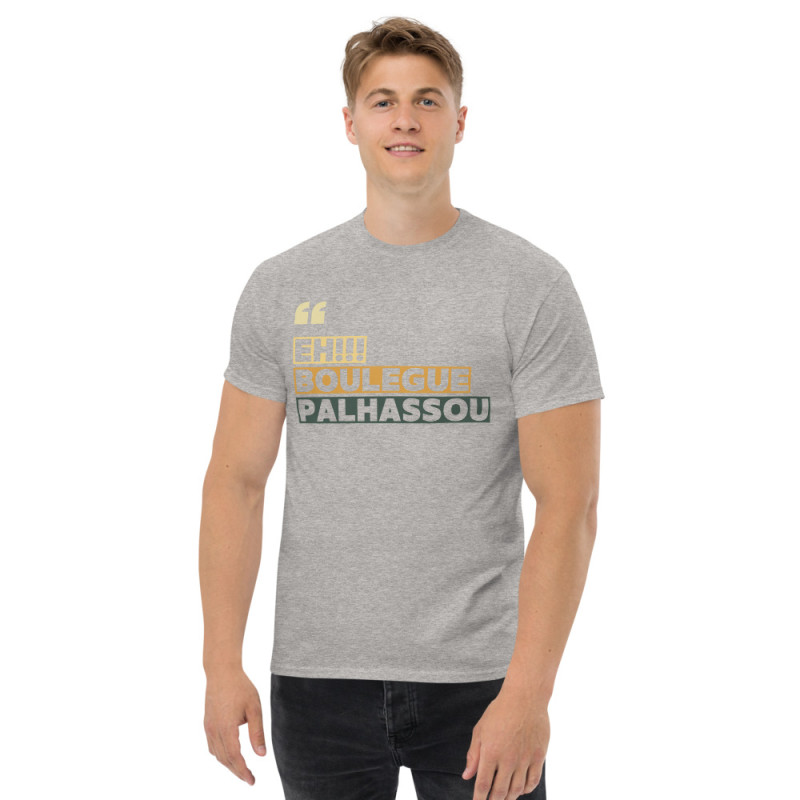 T-shirt Eh boulegue palhassou par "Souleu & Baieta" – Structuré, stylé... et un brin insolent T-shirt Eh boulegue palhassou par "Souleu & Baieta" – Structuré, stylé... et un brin insolent