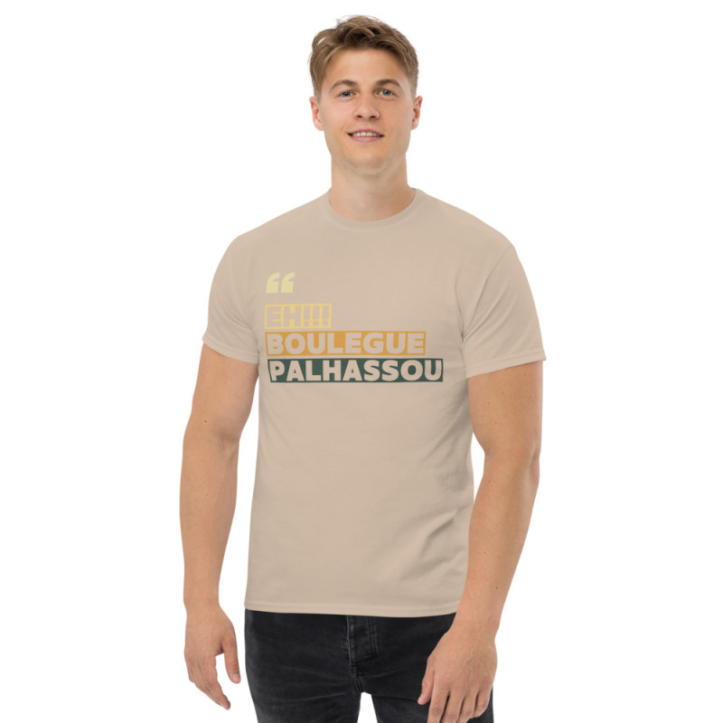 T-shirt Eh boulegue palhassou par "Souleu & Baieta" – Structuré, stylé... et un brin insolent T-shirt Eh boulegue palhassou par "Souleu & Baieta" – Structuré, stylé... et un brin insolent