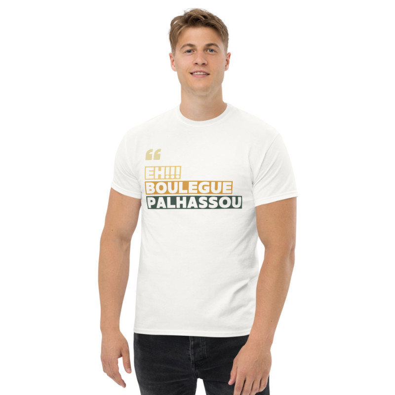 T-shirt Eh boulegue palhassou par "Souleu & Baieta" – Structuré, stylé... et un brin insolent T-shirt Eh boulegue palhassou par "Souleu & Baieta" – Structuré, stylé... et un brin insolent