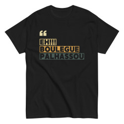 T-shirt Eh boulegue palhassou par "Souleu & Baieta" – Structuré, stylé... et un brin insolent