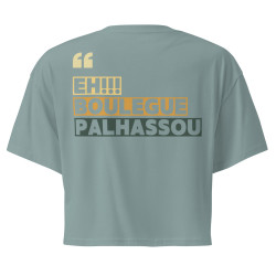 Crop top Eh boulegue palhassou by "Souleu & Baieta" – L’esprit de la Côte d’Azur