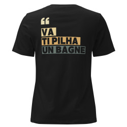 T-shirt Femme "Va ti pilha un bagne" |  "Souleu & Baieta"
