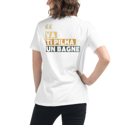 T-shirt Femme "Va ti pilha un bagne" |  "Souleu & Baieta"