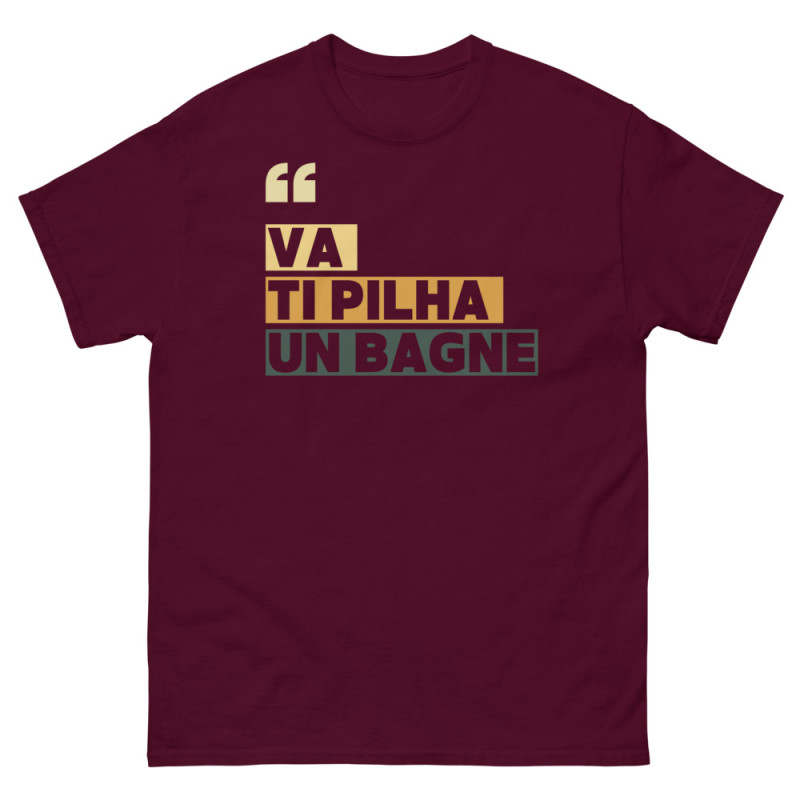 T-shirt "Va ti pilha un bagne" | "Souleu & Baieta" T-shirt "Va ti pilha un bagne" | "Souleu & Baieta"