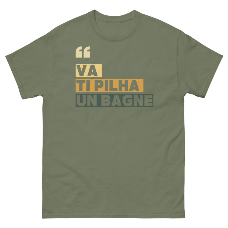 T-shirt "Va ti pilha un bagne" | "Souleu & Baieta" T-shirt "Va ti pilha un bagne" | "Souleu & Baieta"