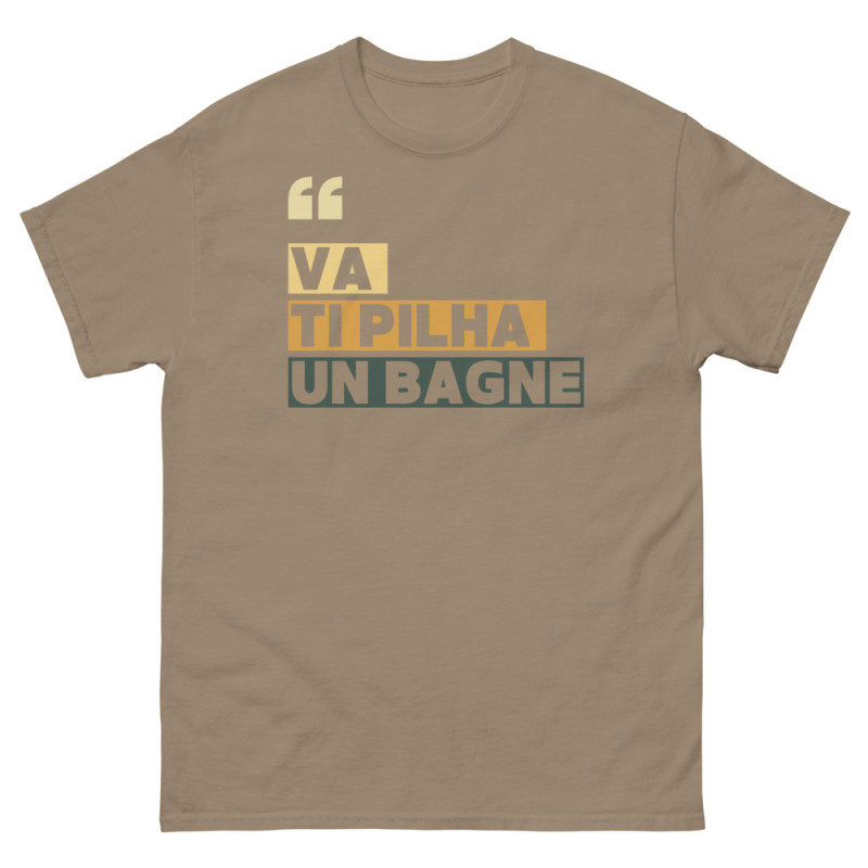 T-shirt "Va ti pilha un bagne" | "Souleu & Baieta" T-shirt "Va ti pilha un bagne" | "Souleu & Baieta"