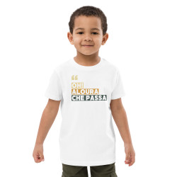Tee-shirt enfant “Oh aloura che passa” | Édition Niçoise