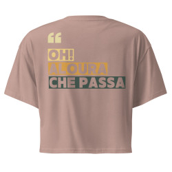 Crop top  "Oh aloura che passa” |  “Souleu & Baieta"