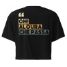 Crop top  "Oh aloura che passa” |  “Souleu & Baieta"
