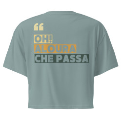 Crop top  "Oh aloura che passa” |  “Souleu & Baieta"