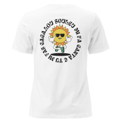 T-shirt Femme "Lou Souleu mi fa canta ..." | "Souleu & Baieta"