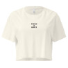 Crop Top Femme "Lou souleu mi fa canta..." | "Souleu & Baieta"