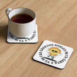 Sous-verre "Lou souleu mi fa canta e tu mi fa caga" – Le Sud jusqu’au fond de votre tasse !