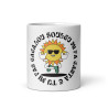 Mug céramique "Lou souleu mi fa canta e tu mi fa caga" – Le café a enfin trouvé son humeur du jour !