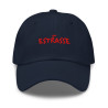 Casquette de Baseball brodée “Estrasse” – L’élégance niçoise avec une touche d’ironie