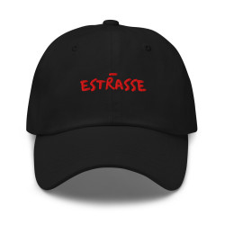 Casquette de Baseball brodée “Estrasse” – L’élégance niçoise avec une touche d’ironie