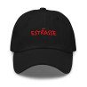Casquette de Baseball brodée “Estrasse” – L’élégance niçoise avec une touche d’ironie