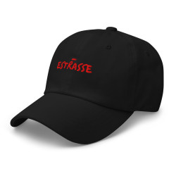 Casquette de Baseball brodée “Estrasse” – L’élégance niçoise avec une touche d’ironie