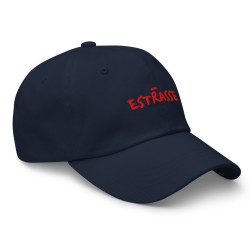 Casquette de Baseball brodée “Estrasse” – L’élégance niçoise avec une touche d’ironie