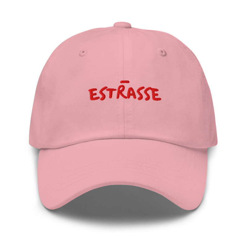 Casquette de Baseball brodée “Estrasse” – L’élégance niçoise avec une touche d’ironie Casquette de Baseball brodée “Estrasse” – L’élégance niçoise avec une touche d’ironie