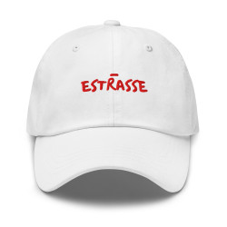 Casquette de Baseball brodée “Estrasse” – L’élégance niçoise avec une touche d’ironie