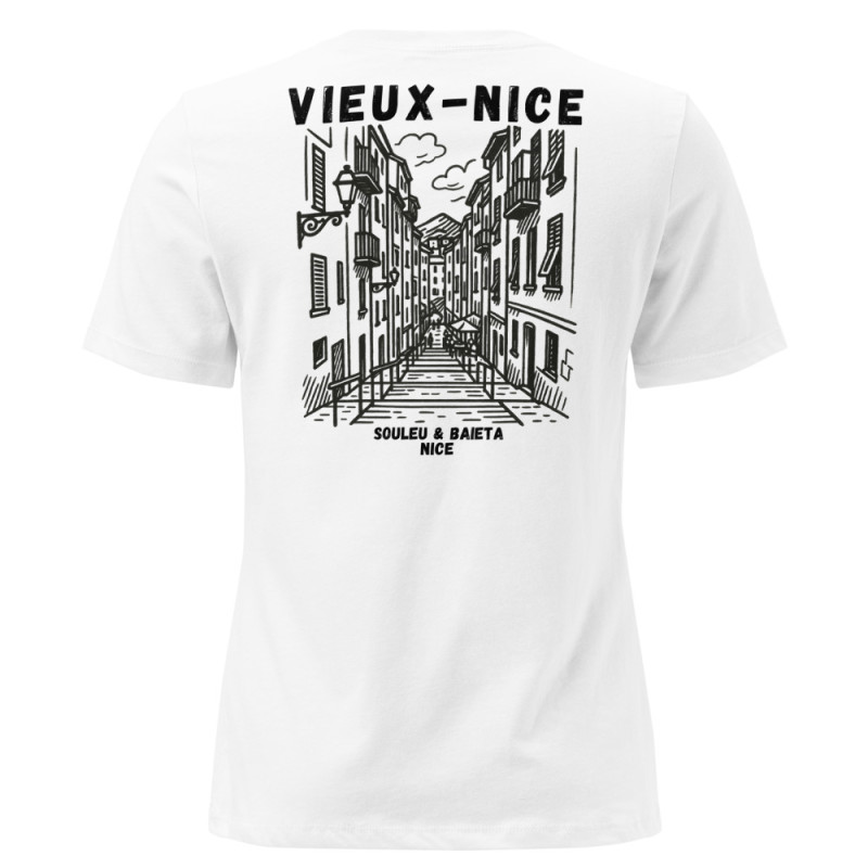 T-shirt Femme "Souleu & Baieta" – Édition Vieux Nice T-shirt Femme "Souleu & Baieta" – Édition Vieux Nice