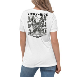 T-shirt Femme "Souleu & Baieta" – Édition Vieux Nice