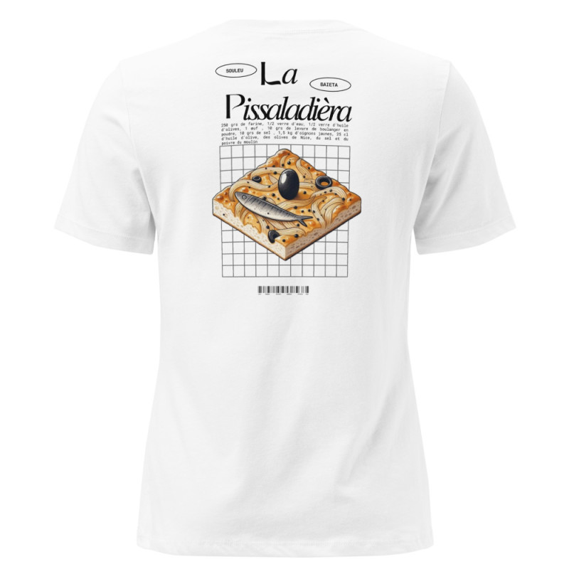 T-shirt Femme "La Pissaladièra" – Broderie Souleu & Baieta T-shirt Femme "La Pissaladièra" – Broderie Souleu & Baieta