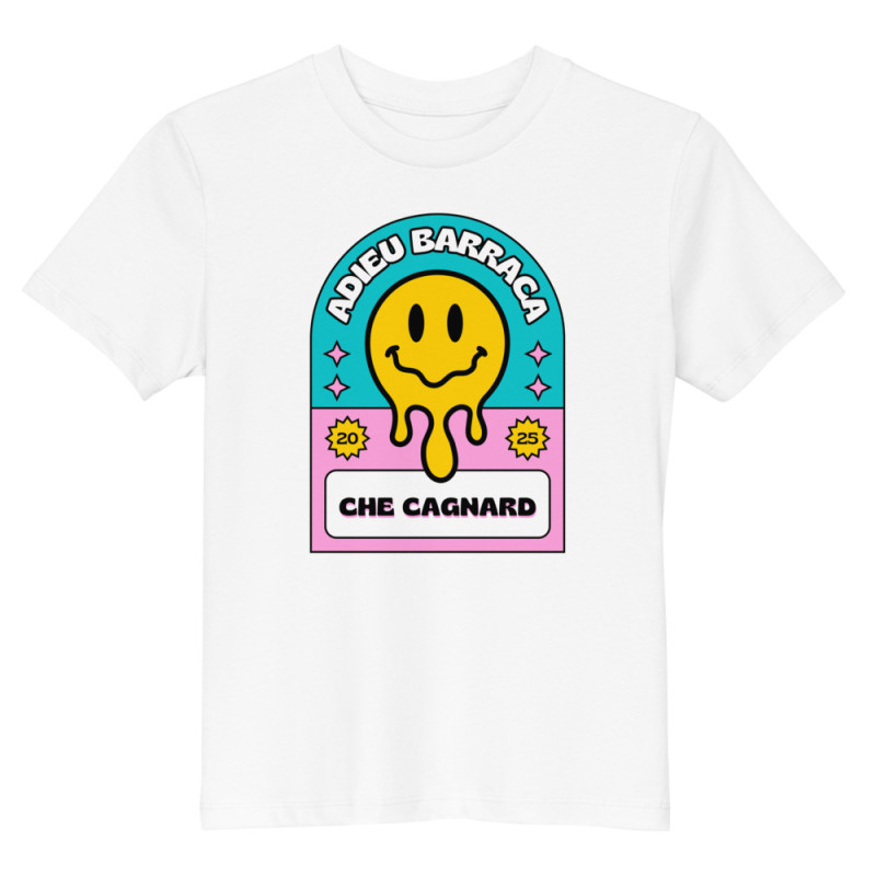 T-shirt Enfant "Adieu Barraca – Che Cagnard" Summer Edition T-shirt Enfant "Adieu Barraca – Che Cagnard" Summer Edition