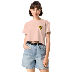 Crop Top "Adieu Barraca – Che Cagnard" (brodé & imprimé)