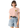 Crop Top "Adieu Barraca – Che Cagnard" (brodé & imprimé)