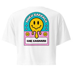 Crop Top "Adieu Barraca – Che Cagnard" (brodé & imprimé) Summer Edition