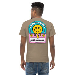 T-shirt "Adieu Barraca – Che Cagnard" (brodé & imprimé)